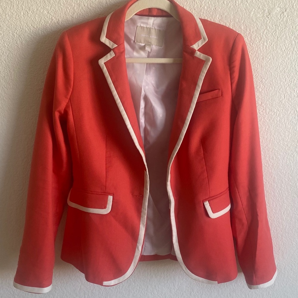 Banana Republic Coral Blazer